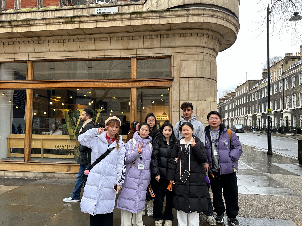 Jeeve with a Model United Nations group in central London